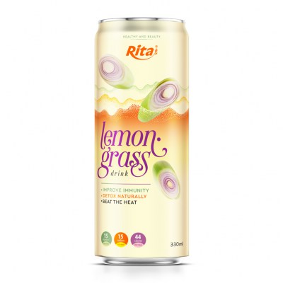 Supplier Good health Lemongrass drink 330ml slim can from RITA beverage